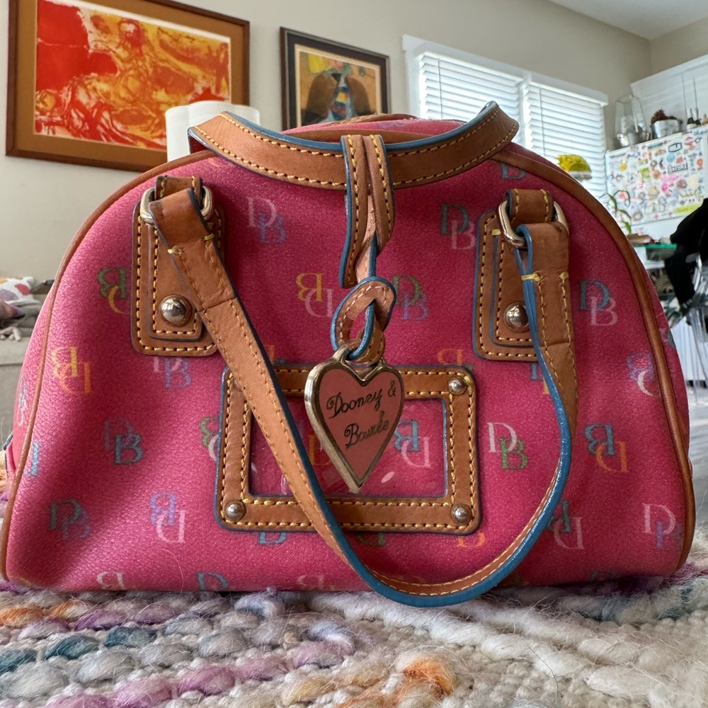 Vintage DOONEY & BOURKE PINK MULTI MINI